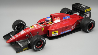 Ferrari F92A #28 I.Capelli Spain GP 1992 with Rain Tyres and Pilot Figure 1:18 Tecnomodel