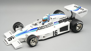Shadow DN8 #16 R.Zorzi Long Beach GP 1977 with Pilot Figure 1:18 Tecnomodel