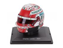 Helmet - Charles Leclerc Ferrari #16 4th Emilia-Romagna GP Formula 1 2021 1:5 Spark Editions