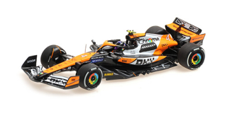 McLaren F1 Team MCL38 #4 L.Norris Winner Singapore GP 2024 1:43 Minichamps