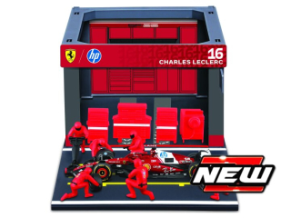 Pit Pass Set - Ferrari SF-25 #16 C.Leclerc 2025 1:43 Bburago