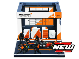 Pit Pass Set - McLaren #4 Lando Norris World Champion 2025 1:43 Bburago
