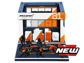 Pit Pass Set - McLaren #81 Oscar Piastri 2025 1:43 Bburago