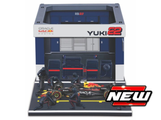 Pit Pass Set - Red Bull BR21 #22 Yuki Tsunoda 2025 1:43 Bburago