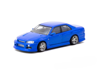 Nissan Skyline ER34 *URAS* blue 1:64 Tarmac