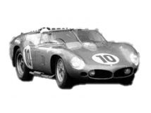 Ferrari 250 TR61 3.0L V12 Spider Team SEFAC #10 O.Gendebien/P.Hill Winner 24H Le Mans 1961 dirty version 1:12 Top Marques Collectibles