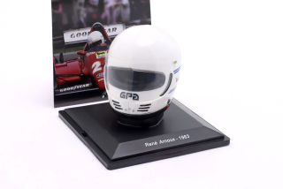 Helmet - René Arnoux #28 Scuderia Ferrari 126C3 Formula 1 1983 1:5 Spark Editions
