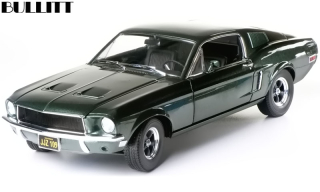 Ford Mustang GT fastback 1968 movie Bullit with Steve McQueen 1:18 Greenlight