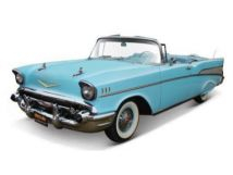 Chevrolet Bel Air Cabriolet 1957 blue 1:18 Maisto