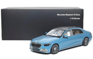 Mercedes-Maybach S-Class 2021 blue 1:18 Almost Real