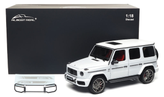Mercedes-AMG G63 W463 2022 opalith white 1:18 Almost Real