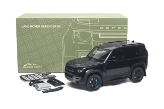 Land Rover Defender 90 2020 black 1:18 Almost Real