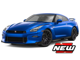 Nissan GT-R Coupe 2025 blue 1:24 Maisto