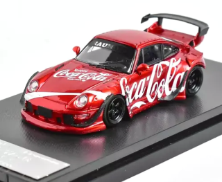 Porsche RWB 993 With Low Tail *Coca-Cola* 1:64 Street Weapon