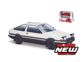 KIT - Toyota Sprinter Trueno AE86 1979 white/black 1:24 Maisto