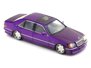Mercedes-Benz W140 S600 purple 1:64 Street Weapon