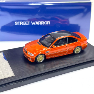 BMW E46 chrome orange 1:64 Street Weapon