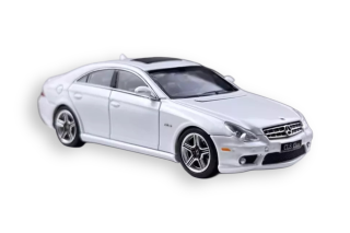 Mercedes-Benz CLS63 AMG white 1:64 Focal Horizon