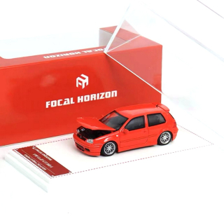 Volkswagen Golf GTI MK4 orange/red 1:64 Focal Horizon
