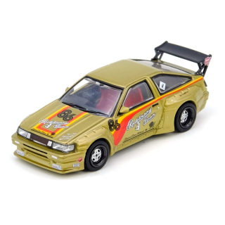 Toyota AE86 Levin Pandem Rocket Bunny gold 1:64 Inno Models