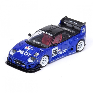 Mazda AZ-1 #56 LB-Works LB40 *Pilot* blue 1:64 Inno Models