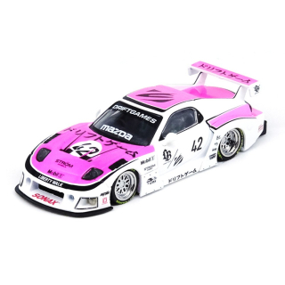 Mazda RX7 (FD3S) LBWK LB-Super Silhouette #42 *Drift Games 2025* white/pink 1:64 Inno Models