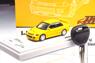 Mitsubishi Lancer Evolution III 1995 Light-Up yellow 1:64 Whelart