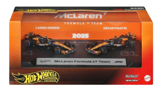 McLaren F1 Team MCL39 #4 L.Norris & #81 O.Piastri *F1 2025 2-Pack* 1:64 HotWheels
