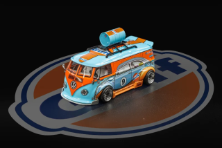 Volkswagen T1 *Gulf* orange/blue 1:64 Liberty64