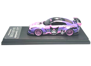Nissan LB GTR R35 1.5V *KUROMI* pink/purple 1:64 My Model Collect