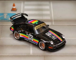 Porsche RWB 964 *Apple* Low Tail black 1:64 Street Weapon