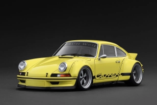 Porsche RWB Backdate yellow 1:18 Ignition Model