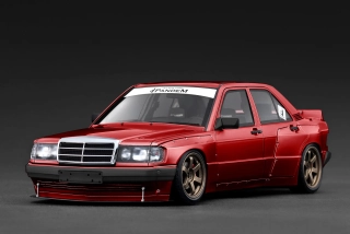 Mercedes-Benz 190 Pandem red metallic 1:18 Ignition Model