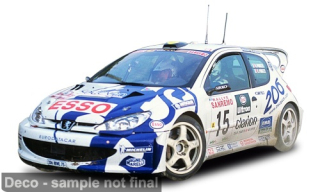 Peugeot 206 WRC #15 G.Panizzi/H.Panizzi Rally San Remo 1999 1:18 Sun Star