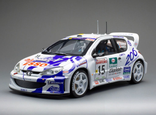 Peugeot 206 WRC #15 G.Panizzi/H.Panizzi Rally San Remo 1999 1:18 Sun Star