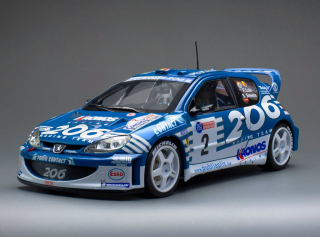 Peugeot 206 WRC #2 Loix/Smeets Rallye du Condroz 2003 1:18 Sun Star