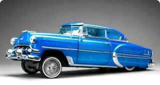 Chevrolet Bel Air Hardtop 1954 blue 1:18 Sun Star