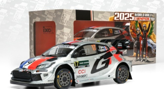 Toyota GR Yaris Rally1 #17 Ogier/Landais Rally Saudi Arabia 2025 1:18 Ixo Models
