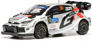 Toyota GR Yaris Rally1 #18 Katsuta/Johnston Rally Finland 2025 1:43 Ixo Models