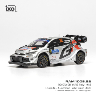 Toyota GR Yaris Rally1 #18 Katsuta/Johnston Rally Finland 2025 1:43 Ixo Models