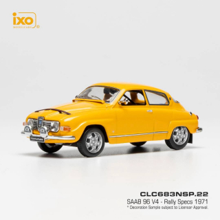 Saab 96 V4 1971 orange 1:43 Ixo Models