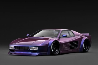 Ferrari LB-Works 512 purple metallic 1:18 Ignition Model