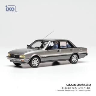Peugeot 505 Turbo 1984 silver 1:43 Ixo Models