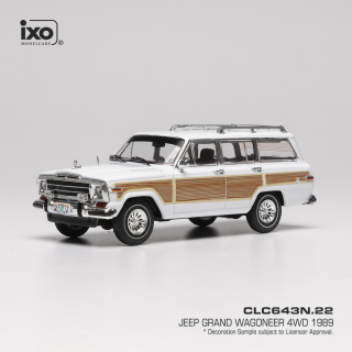 Jeep Grand Wagoneer 1989 white/wood 1:43 Ixo Models