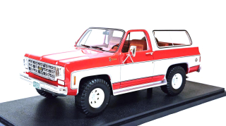 Chevrolet Blazer K5 4x4 1978 red/white 1:18 Cult Scale Models