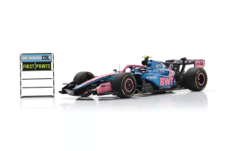 BWT Alpine F1 Team A526 #43 F.Colapinto 10th Chinese GP 2026 with Pit Board 1:43 Spark