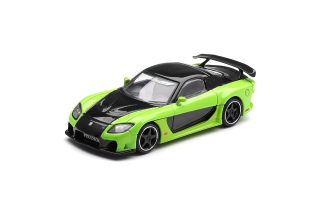 Mazda RX-7 (FD) 2012 Veilside Fortune7 green 1:64 Mini GT