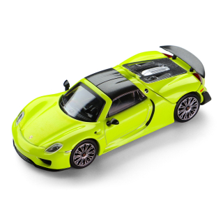 Porsche 918 Spyder acid green 1:64 Trends Hobby