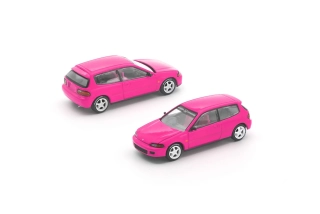 Honda Civic EG6 pink 1:64 Pop Race
