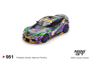 Toyota GR Supra KUHL 2021 D1GP Evangelion Racing 1:64 Mini GT